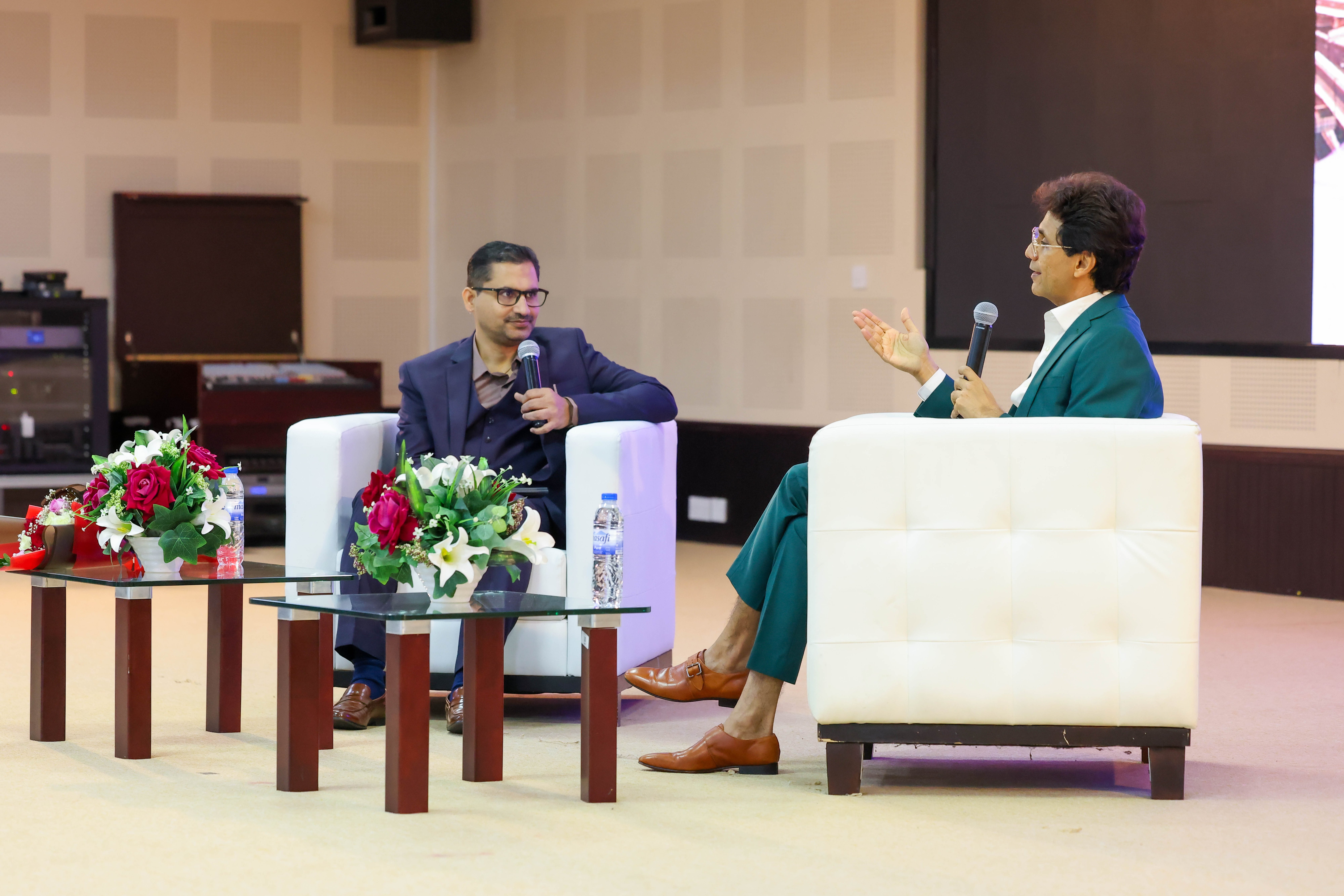 Sarma PVBP in a fireside conversation on leadership